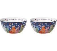 Dekomiro Goebel - Set di 2 ciotole My New York City Night James Rizzi