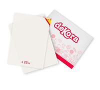 dekora - 25 Fogli A4 di carta commestibile di zucchero per stampante alimentare | Decorazioni commestibili per torte | Senza glutine, senza E171 compatibile con stampanti inkjet