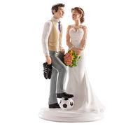 Dekora 305010 - Statuetta del calcio, 18 cm