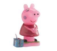 dekora 346089 Set di Candele Originali di Peppa Pig | Candeline Compleanno 3D per Torte Infantili-7,5 cm, Cera, Multicolore
