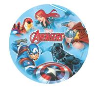 Dekora, Avengers Cialda, Decorazioni per Torte di Compleanno per Bambini, Marvel Cake Topper 20 CM