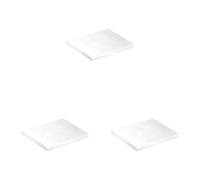 dekora - Base per Torta Quadrata Bianca in Cartone Rigido 30X30H1,2CM - Perfetta per Feste, Compleanni e Anniversari (Confezione da 3)