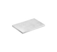 dekora - Base per Torta Rettangolare in Cartone Rigido Argentato 20x30 cm, Altezza 1,2 cm - Ideale per Tutte le Celebrazioni, Compleanni e Anniversari