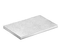 dekora - Base per Torte Rettangolare 30x25 cm | Vassoio Argento Riutilizzabile per Pasticceria | Supporto Rigido per Dolci | Decorazioni Torte Professionali