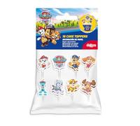 dekora, Cake Toppers Paw Patrol Kit per decorare torte e cupcake, ideale per feste di compleanno dei bambini, 8 modelli, 16 pezzi di carta
