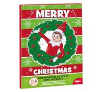 dekora - Calendario dell’Avvento Elf on the Shelf - 50 g Cioccolato al Latte - Calendario Avvento Bambini 2025 - Tradizione dell’Elfo di Natale - 24 Cioccolatini Regalo