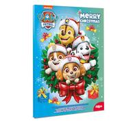 dekora - Calendario dell'Avvento Paw Patrol con Ghirlanda - Con 24 cioccolatini - Totale 50GR - Cioccolato al latte - Coloranti Naturali - Speciale Natale