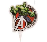 Dekora - Candela 2D di Hulk degli Avengers, 2 x 9 x 5 cm