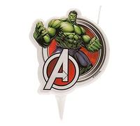 Dekora - Candela 2D di Hulk degli Avengers, 2 x 9 x 5 cm
