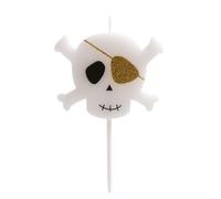 dekora | Candela Di Compleanno | Senza Profumo | Design Del Pirata | Perfetta Per Feste Per Bambini