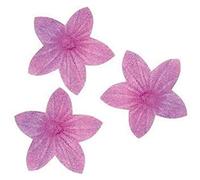 DEKORA Conf. 400 Fiori di Lillà in Cialda Decorazioni Commestibili per Torte, Lilla