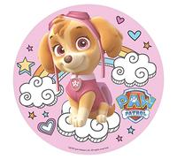 Dekora - Decorazione per Torta, Cialda Rotonda - Licenza Ufficiale di Paw Patrol - 5x220x270mm