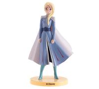 Dekora - Decorazione per Torte con la Raffigurazione della Principessa Elsa di Frozen 2 in PVC - 9,5 cm