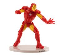 dekora - Decorazione per Torte con la Raffigurazione di Iron Man in PVC - 8,5 cm