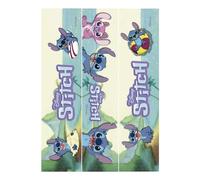 dekora - Decorazione per Torte di Compleanno per Bambini, Stitch compleanno, 3 Nastri commestibili in carta commestibile, fasce decorative senza glutine, senza lattosio, adatte ai vegetariani