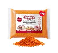 dekora - Dekocrunchies Arancia 1 kg, Zuccherini Decorativi per dolci, Sprinkles per Torte croccanti e dal sapore intenso, Perle di Zucchero commestibili per decorare torte, biscotti, cupcake e dessert