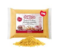 dekora - Dekocrunchies Vaniglia 1 kg, Zuccherini Decorativi per dolci, Sprinkles per Torte croccanti e dal sapore intenso, Perle di Zucchero commestibili per decorare torte, biscotti e dessert