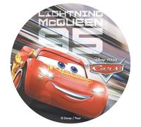 Dekora - Disco di Ostia Cars, Colore Rosso e Nero, 114370