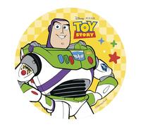 dekora - Disco in Ostia Commestibile Toy Story Buzz Lightyear Ø20 cm - Decorazione Torta Compleanno Bambini - Cialda per Torta - Senza Glutine - Adatta ai Vegetariani