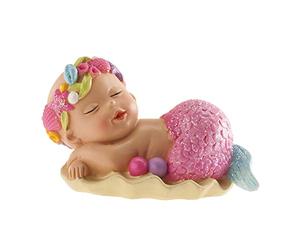 dekora - Figura Decorativa, Decorazioni torta battesimo bimba, Realizzata in Resina, Altezza 10 cm, Cake topper battesimo e Baby shower dal Design Dettagliato, Addobbi Adatto al Contatto Alimentare