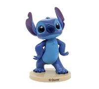 dekora - Figurina Stitch per Torta 9 cm, Decorazione per Torte di Compleanno Stitch, Cake topper Disney, Decorazione idonea al contatto alimentare