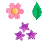 dekora- Fiori di Carta di Wafer per Decorazione di Torte, Cupcakes o Altri Dessert, Multicolore, 166020