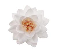 Dekora - Fiori per Torte - Fiore di Loto 3 Bianca - Decorazioni Torta Compleanno - 7cm di Diametro