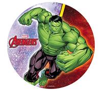 Dekora, Hulk, Ostia Commestibile, Decorazione Torta di Compleanno, Disco 20CM