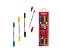 dekora- Matite Colorate Alimentari per Decorazione Cupcake, Fondente, Carta di Riso - 4 Colori, Multicolore, taglia unica, 414095