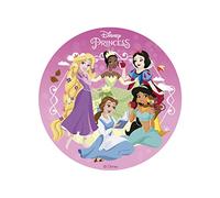 Dekora - Ostia Decorativa per Torta di Compleanno per Bambini con Raffigurazione delle Principesse Disney - 15,5 cm