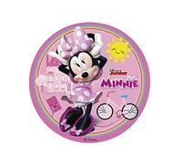 Dekora - Ostia Decorativa per Torta di Compleanno per Bambini con Raffigurazione di Minnie Mouse - 15,5 cm