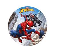 Dekora - Ostia Decorativa per Torta di Compleanno per Bambini con Raffigurazione di Spiderman - 15,5 cm