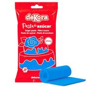 dekora - Pasta di Zucchero Blu cielo 250g - Sugar Paste - Pasta zucchero per torte - facile da usare - Kosher, Halal e Senza Glutine