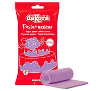 dekora - Pasta di Zucchero Viola 250g - Sugar Paste - Pasta zucchero per torte - facile da usare - Kosher, Halal e Senza Glutine