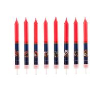 Dekora - Spiderman 8 Candele in Cera, Blu, 8 x 8 x 12 cm