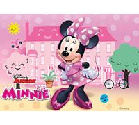 Dekora, Topolina Minnie Mouse Cialda per Torta, Decorazioni Comestibili per le Torte Compleanno, Ostia per Torte A5