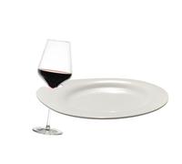Dekorah AperiVibe - Piatto Aperitivo con Porta Bicchiere Integrato, Ideale per Party e Happy Hour Made in Italy