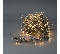 Dekorative Lichter | Cluster | 768 LED's | Warmweiss | 5.60 m | Lichteffekte: 7 | Innen- und Aussenbereich | Netzstromversorgung