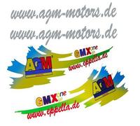 Dekoraufkleber GMX 50 Dekoaufkleber Pezzi di Ricambio 139QMA Scooter