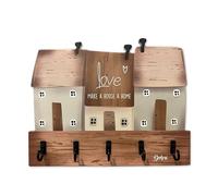 DEKORI Appendichiavi da Parete in Legno (LOVE)