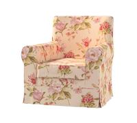 Dekoria Fodera per poltrona sostitutiva Ektorp Jennylund Modellino Ektorp grandi fiori su sfondo crema