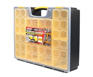 Dekton Organizer profondo da 8 pezzi, cassetta degli attrezzi resistente con scatole rimovibili per officina, fai da te e ingegneria, 6 scomparti grandi e 2 medi