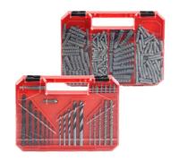 Dekton Set di 300 punte da trapano e tasselli da parete, protezione fino a 600 V, temperatura di funzionamento 0-8 gradi, nastro adesivo in PVC autofusibile, resistente all'acqua, assortimento