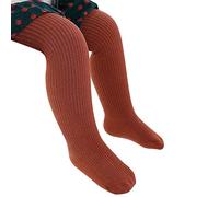 del Bambino dei Capretti del Bambino delle Ragazze del Cotone Solido Caldo Pile in Maglia Leggings Collant Elastico Pantaloni di Base Calzini E Calzettoni Collant per La Calza Invernale