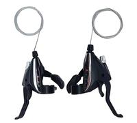 del cambio per bicicletta, 3 x 9 velocità, 19 x 24 x 6 cm, in lega di alluminio, 1 paio, del cambio per mountain bike, trail riding fitness, turismo urbano, allenamento, pendolarismo