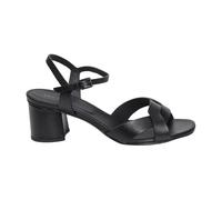 DEL CARLO - Python Print Mid-Heel Sandali con Cinturino alla Caviglia - -Shoes -Donna -Nero -36 EU