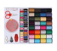 del Cavo, 64 Stuks Set di Spoel Naaigaren, Portatile e Leggero per Progetti di Cucito o Crafting, con Combinazione Multi -colori, Adatto per Cucire a Mano o a Macchina,