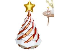 del cono impossibile,cono impossibile,Giocattolo ornamentale per albero di Natale | -Giocattolo fidget a stampato, scultura passthrough divertente per la decorazione da scrivania