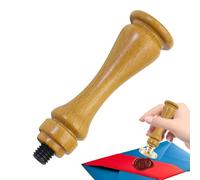 del marchio di cera - di tenuta in legno, manopola artigianale vintage | di francobolli in legno di ricambio classico, supporto a vite per buste, lettere di cartoleria di articoli