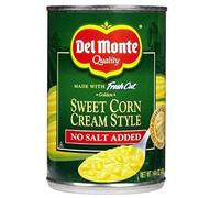 Del Monte Senza sale, crema dolce stile mais (confezione da 6) lattine da 418 ml